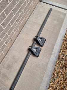 1 only Rhino heavy duty roof bar with brackets