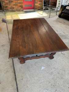 Coffee table solid wood good quality bought from Freedom furniture $65