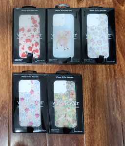 iPhone 15 Pro Max Case Wild Flower Series Bundle of 5 covers Free Ship