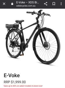 Electric pedal assisted bike 