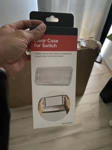 Nintendo switch clear case $4 new