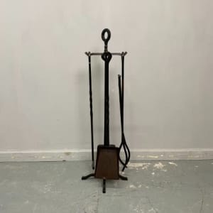 Vintage Wrought Iron Fire Tools