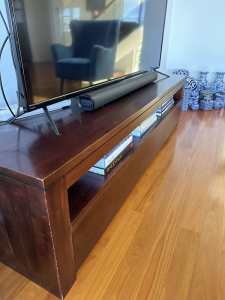 Wooden Tv cabinet with 3 draws