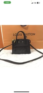 Louis Vuitton - Black Bag with Gold Detailing - Authentic!
