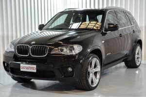 2012 BMW X5 E70 MY12 xDrive30d Steptronic Black/Grey 8 Speed Sports Automatic Wagon