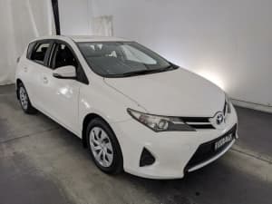 2012 Toyota Corolla ZRE182R Ascent White 6 Speed Manual Hatchback