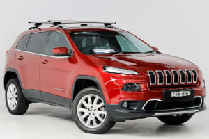 2016 Jeep Cherokee KL MY16 Limited Red 9 Speed Sports Automatic Wagon