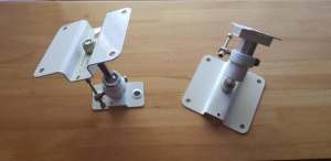 Fully Adjustable angle strong steel wall brackets mounts for speakers