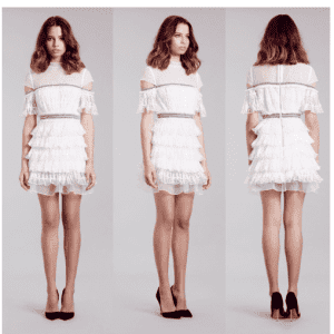 Asilio Organza & Lace Dress Size 10