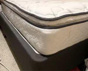 Comfortable Queen Size mattress and Bed Base