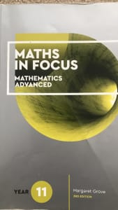 Maths in Focus Year 11 textbook