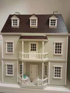 Large 3-level, fully-furnished dolls house.