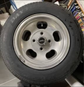 Mag Wheels 13 inch 4x100 suit Mitsubishi or Datsun, Aunger