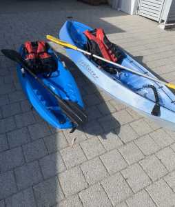 Two kayaks for sale