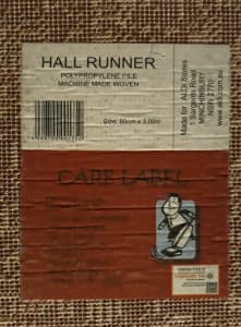 Rug Hall Runner Ex Condition