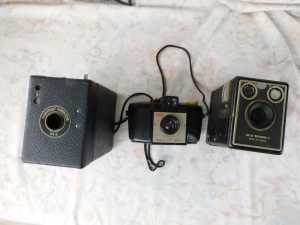 kodak vintage cameras lot of 3
