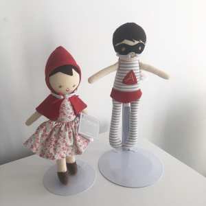Alimrose Doll & Teddy Stand (Two Sizes Available)