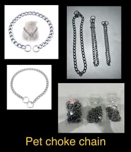 Pet choker chain