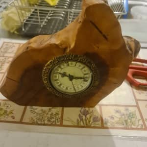 Wooden arty clock
