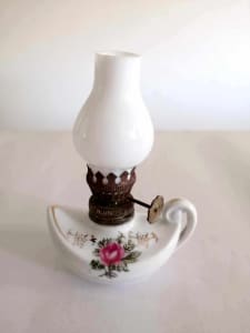 Cute little vintage decorative ceramic lantern
