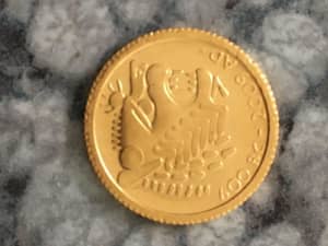Rare ancient Lion 1/10oz gold coin