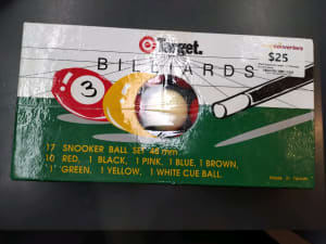 Billiard Equipment - Target -17 Snooker Ball Set 48mm