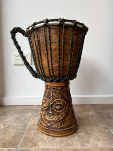 Djembe hand percussion drum