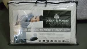 Logan and Mason memory foam pillow new!