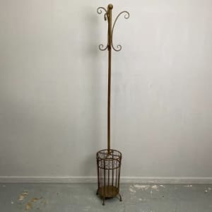 Rustic Wrought Metal Hat Stand