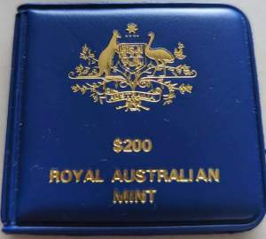 1980 Australia $200 Gold Coin Uncirculated