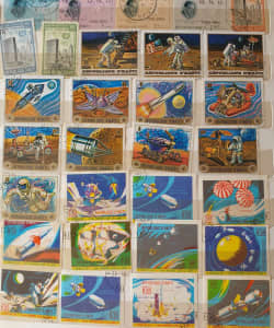 Stamps album collection 