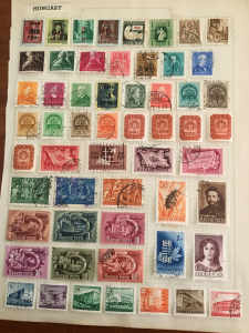 Postal Stamps Hungary from Early 1900s, Rare, LH