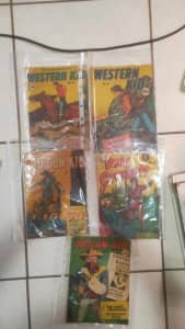 Western comics, old western books, Magazines The West, Real west