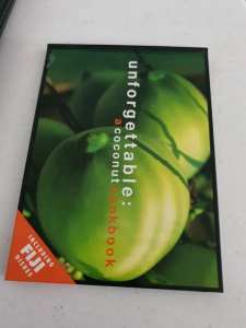 UNFORGETTABLE A COCONUT COOKBOOK - WITH FIJI DISHES - VERY GOOD COND