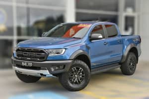 2020 Ford Ranger PX MkIII 2020.75MY Raptor Blue 10 Speed Sports Automatic Double Cab Pick Up