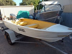 Dinghy aluminium and Stacer 3.9