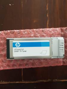 HP DVB-T TV Tuner Express Card Complete Set.