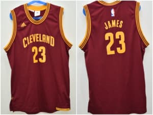 NBA CLEVELAND CAVALIERS Lebron James 23 - ADIDAS Jersey - Size 13/14Y