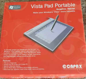 Vista pad portable - graphic tablet for Windows PC
