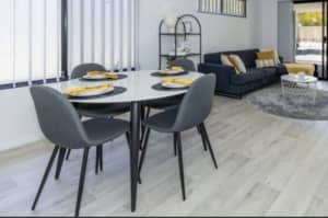 Monaco 4 seater dinning table and chairs