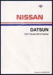 Nissan / Datsun 120Y 1976 Factory Workshop Manual