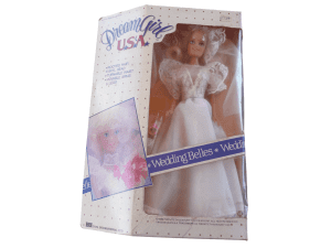 Dream Girl USA Wedding Belles Doll 1986 New No Holds
