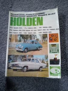 Holden FX to HR. Car workshop manual.