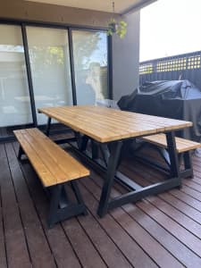 Wanted: Outdoor Table Set with two benches