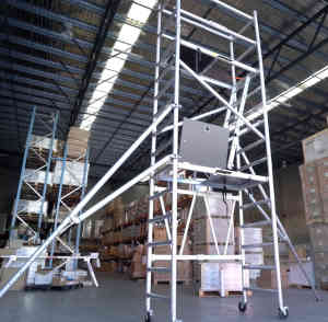 6m Reach new aluminium scaffolding mobile tower Newcastle