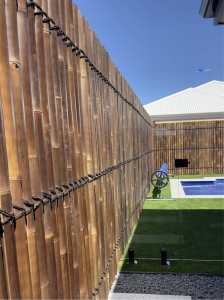 Bamboo fence panels and screening
