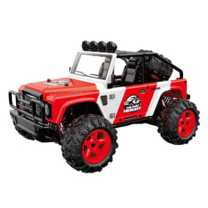Radio controlled jeep, RC Car, fast, 40/kmph, new in box, red/white