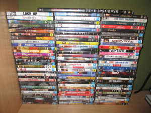 170 DVDS - ASSORTED GENRES - $1 EACH OR $150 THE LOT