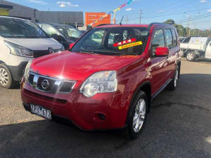 2013 Nissan X-Trail T31 Series V ST Red 1 Speed Constant Variable Wagon