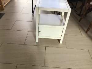 Side stool/cupboard with a drawer